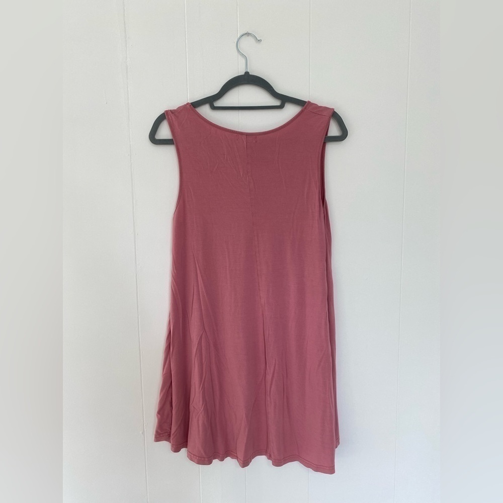 Womens Piko Long Shirt / Dress In Pink Sz M - Picture 2 of 3